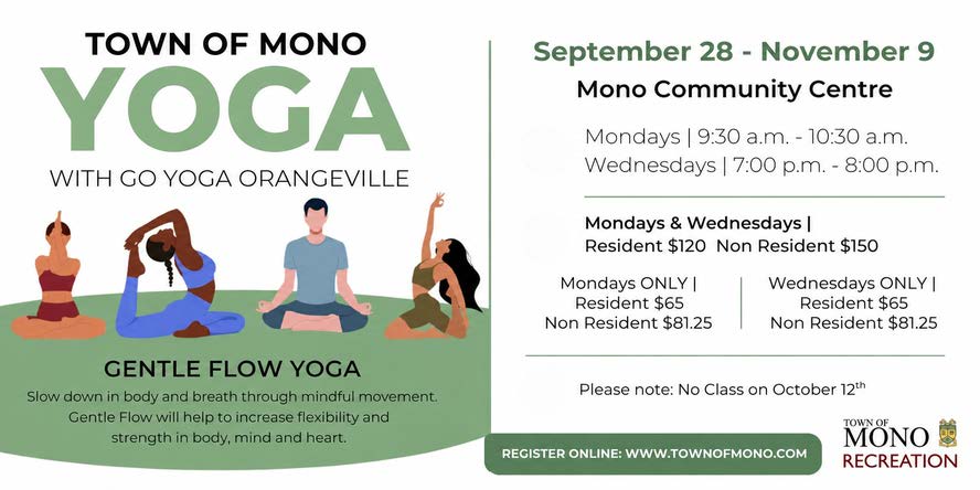 Yoga promotional graphic