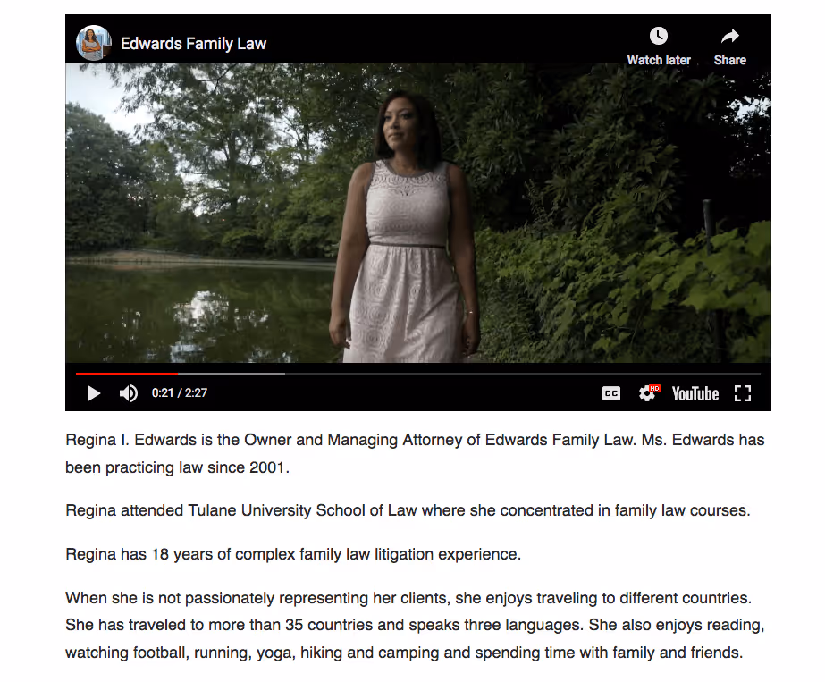 Edwards Family Law Crisp video