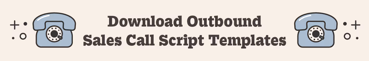 download outbound sales call script templates