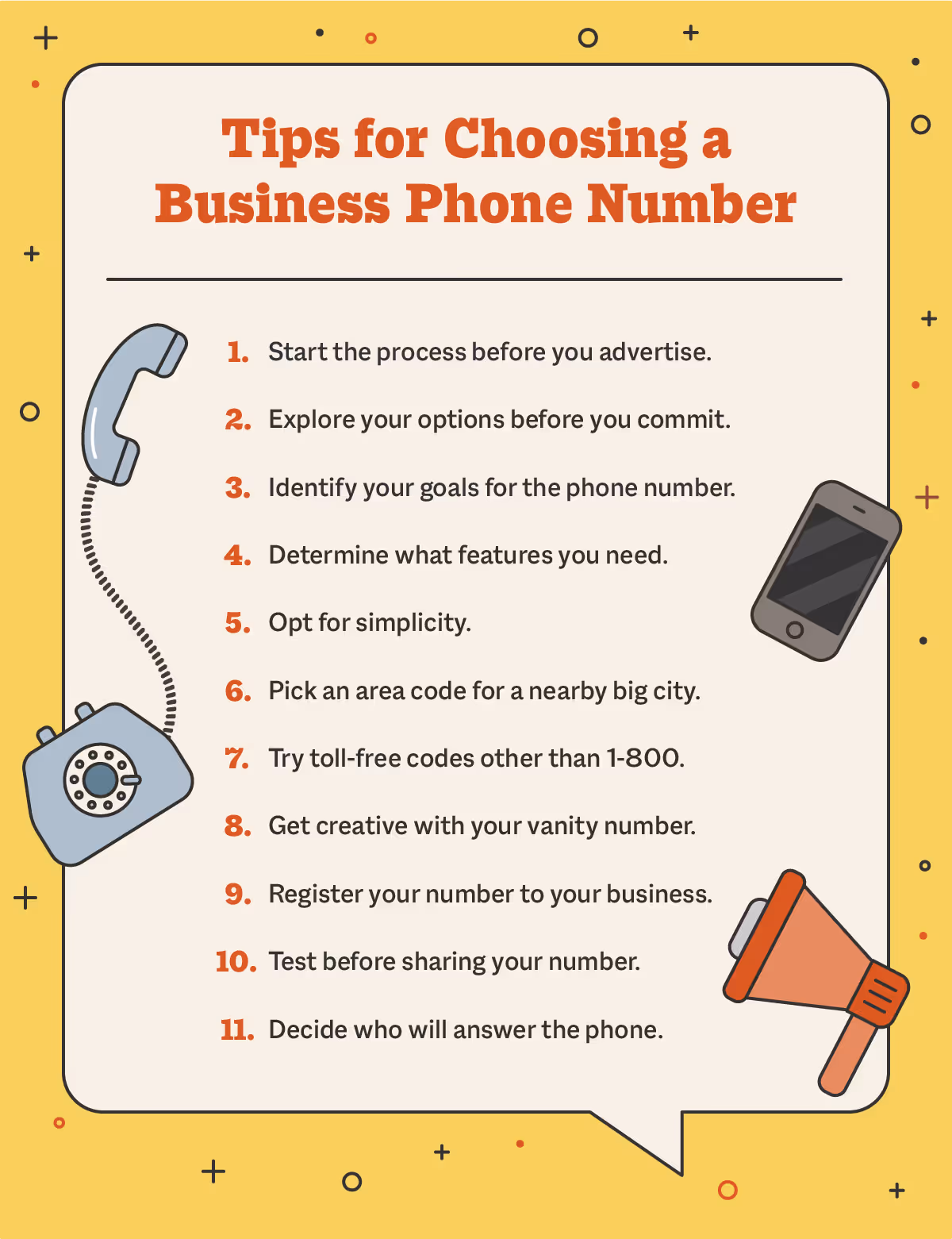 Tips for choosing a business phone number