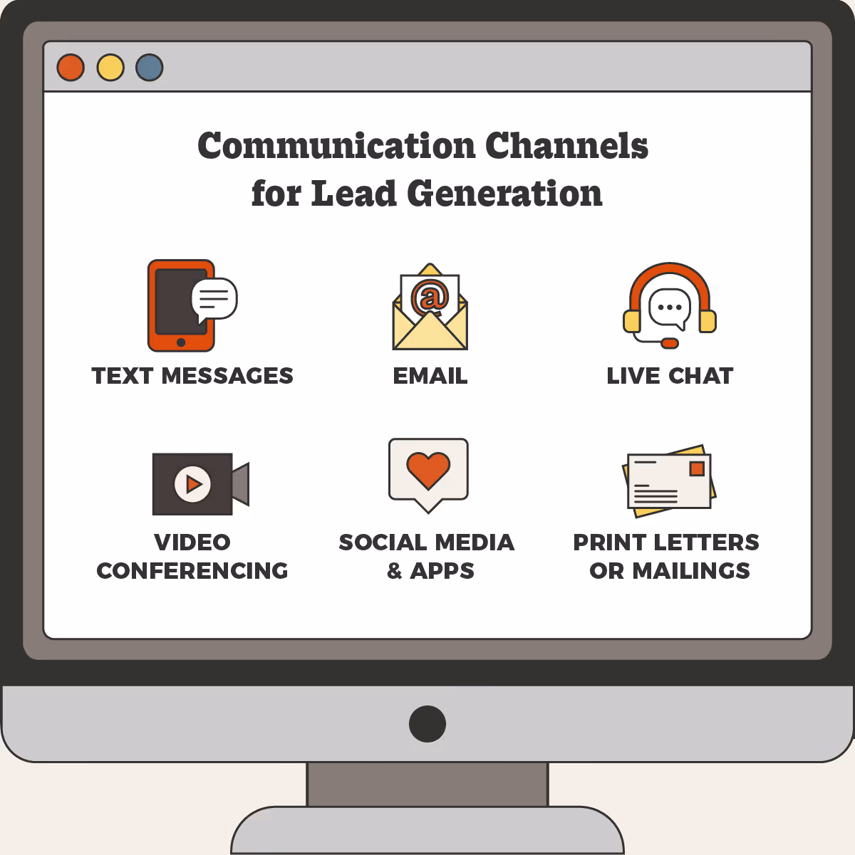 top communication channels for lead generation