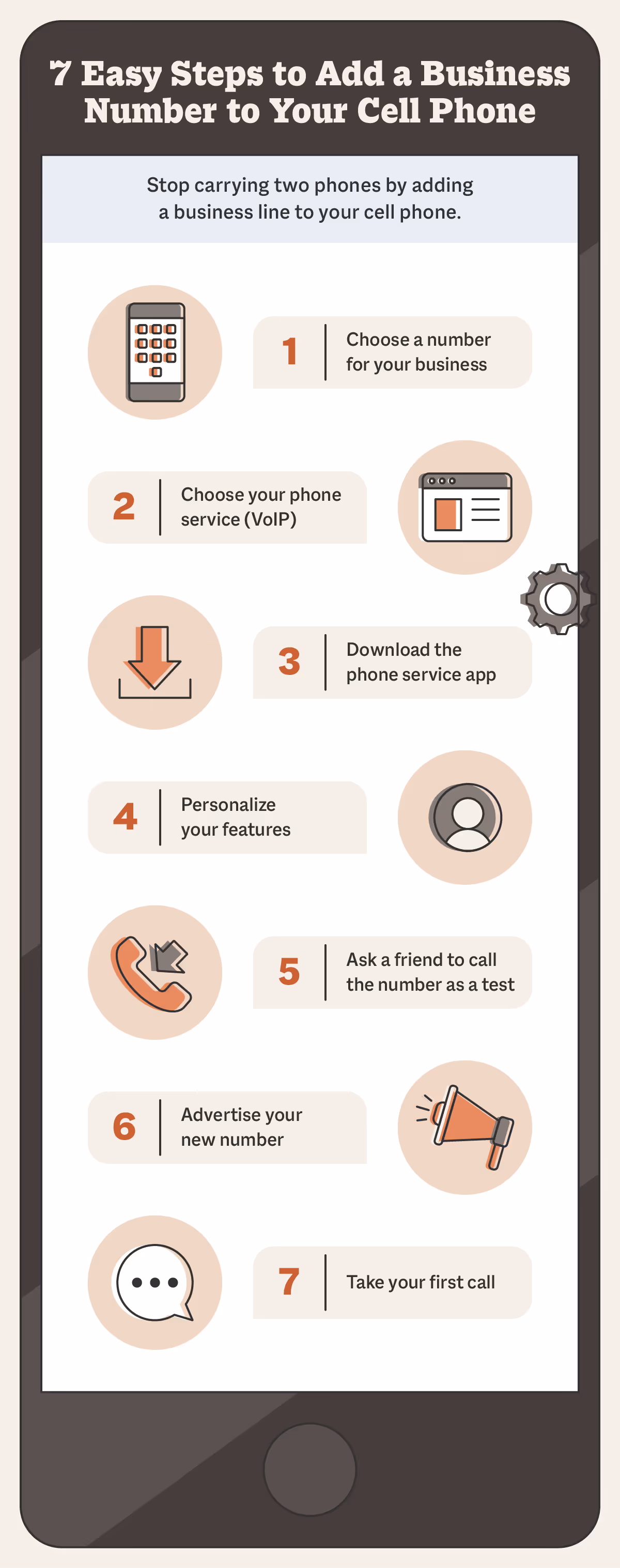 7 easy steps to add a business number to your cell phone