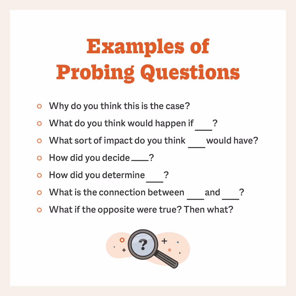appointment setting - examples of probing questions