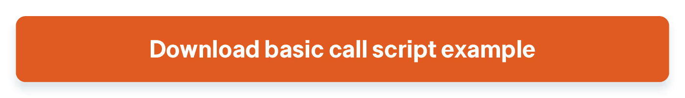 Download basic call script example