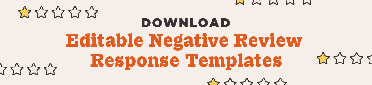 download editable negative review response templates
