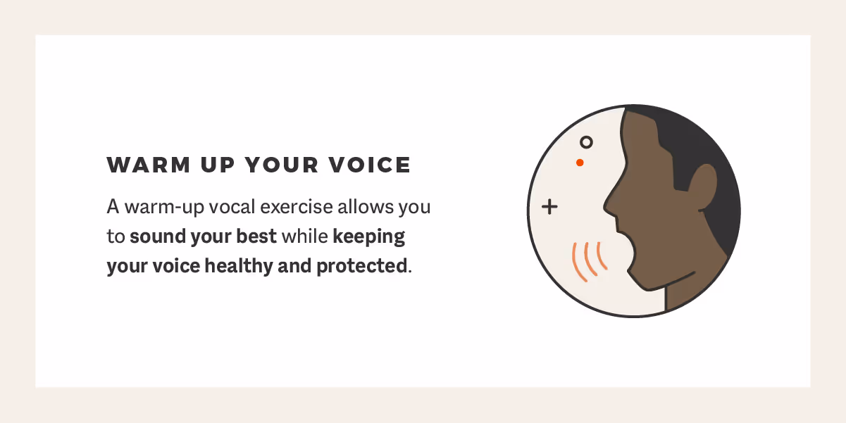 how to warm up your voice to sound better in business communications