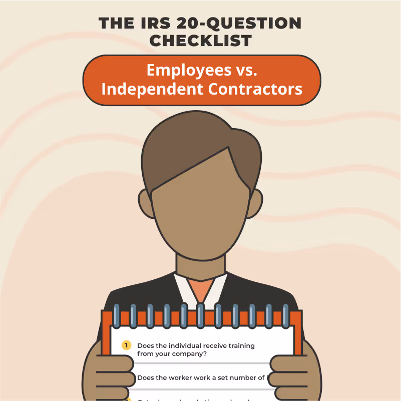 The IRS 20-Question Checklist