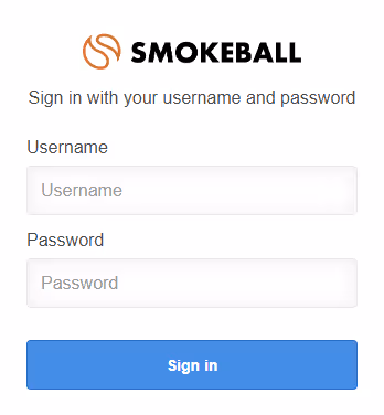 Smokeball login