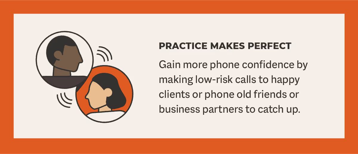 Exposure and practice help with phone anxiety