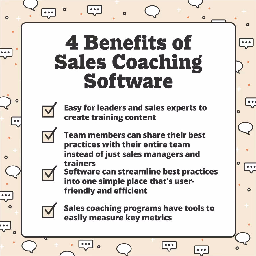 4 Benefits of Sales Coaching Software