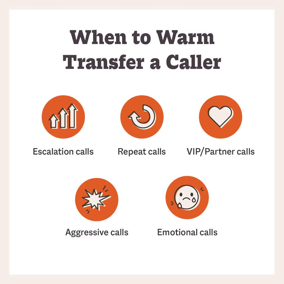when to warm transfer a caller