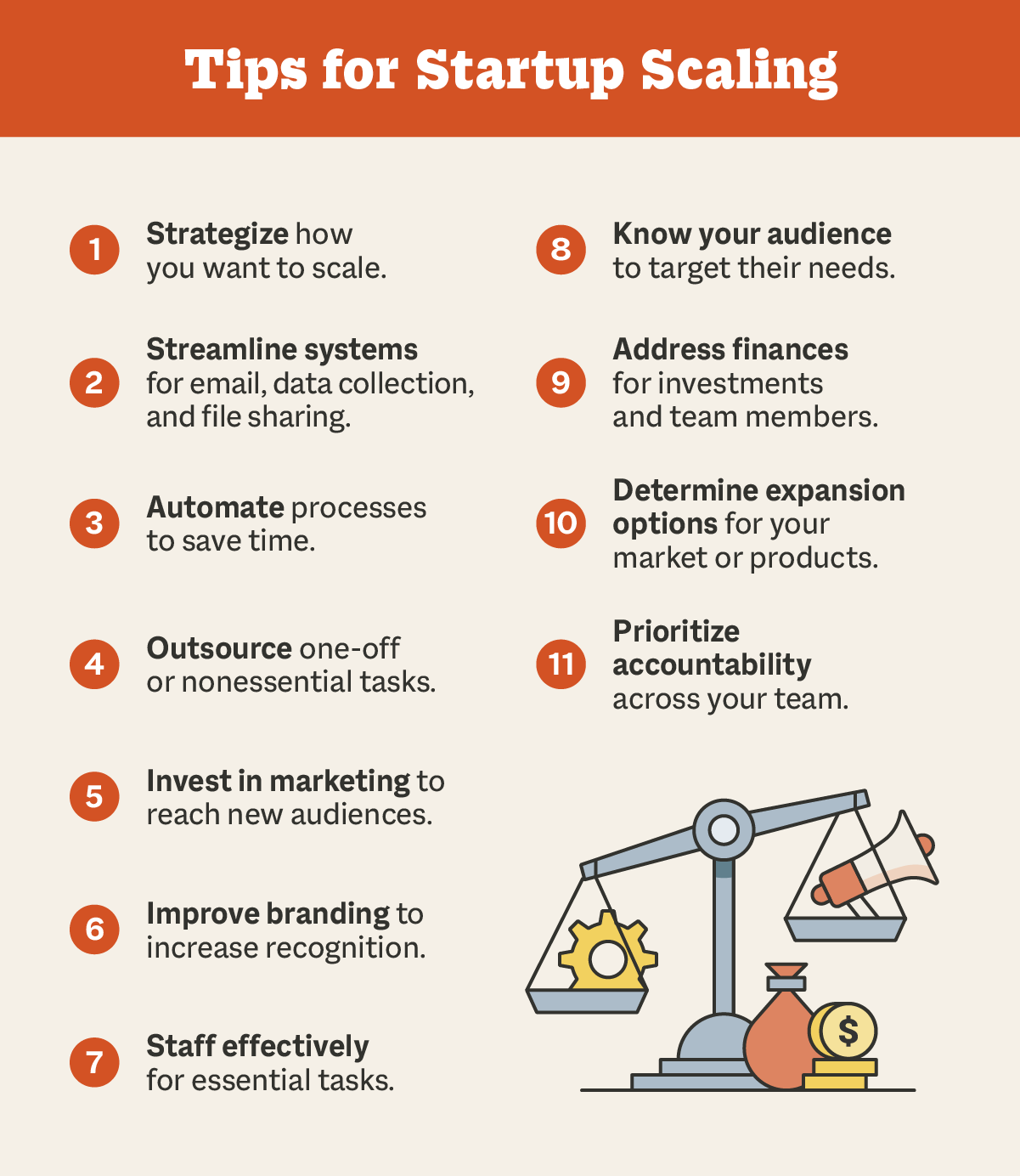 Tips for Startup Scaling