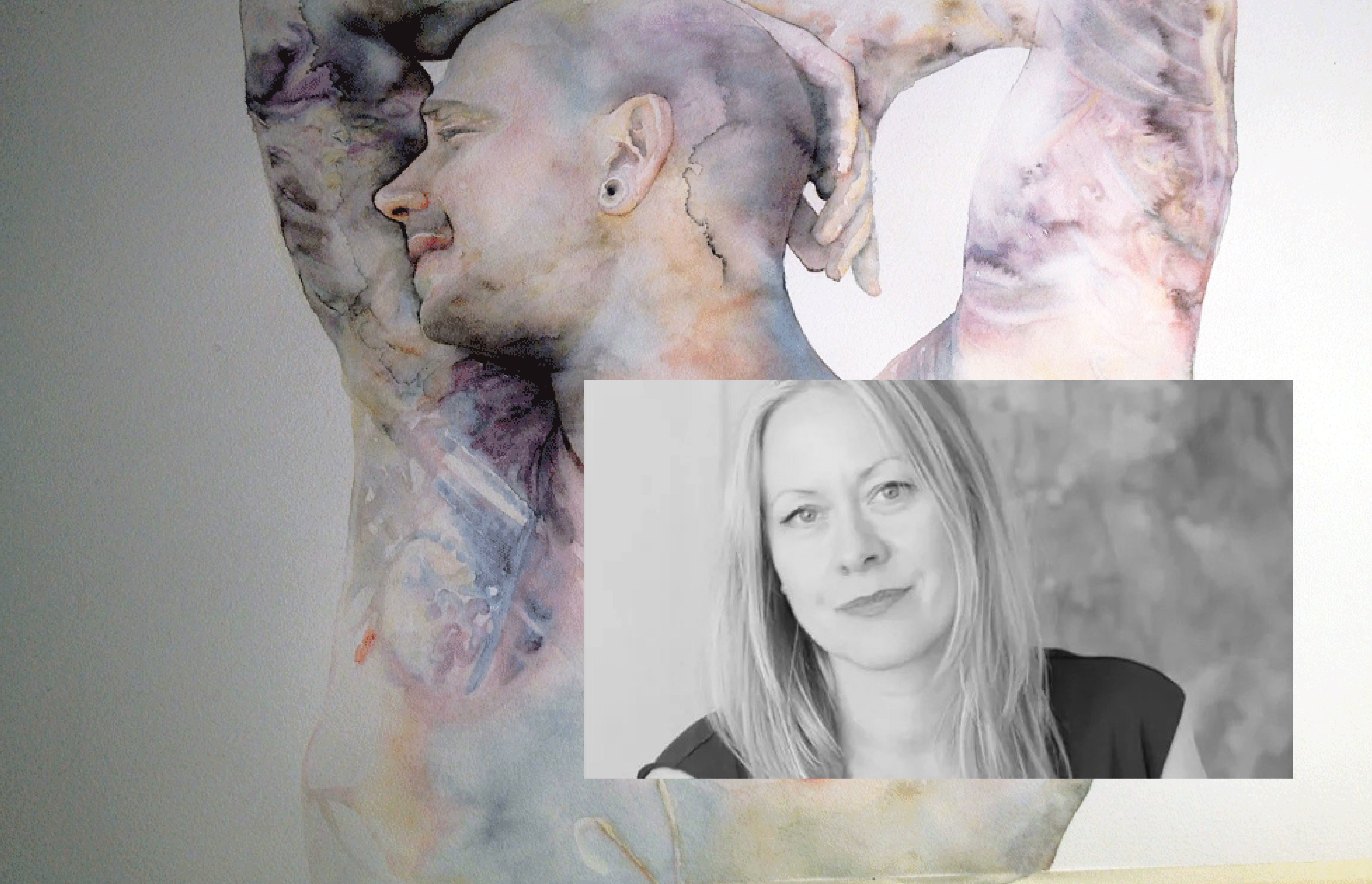 Watercolor and collage = magic!