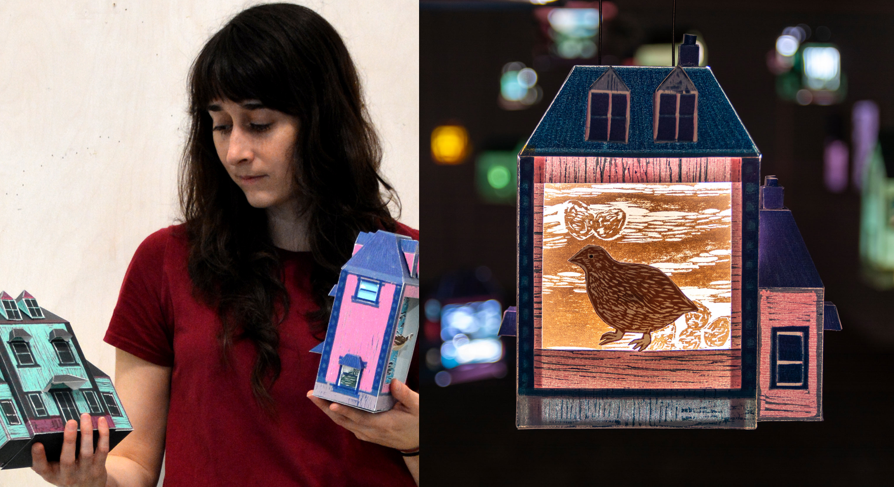 A sculptural drawing workshop - Create your own fairytale house!