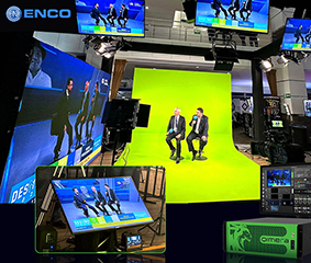 ENCO Delivers Unreal Augmented Reality Experiences with Qimera Virtual Set at IBC2025