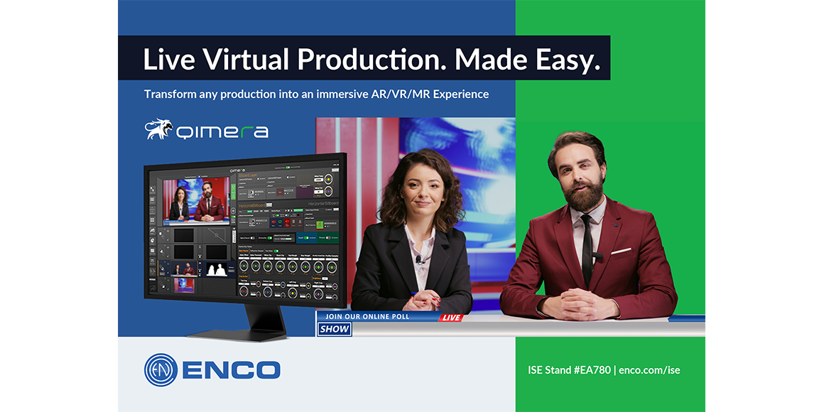 ENCO to Emphasize Single-Operator Ease of Use for Live Virtual Production