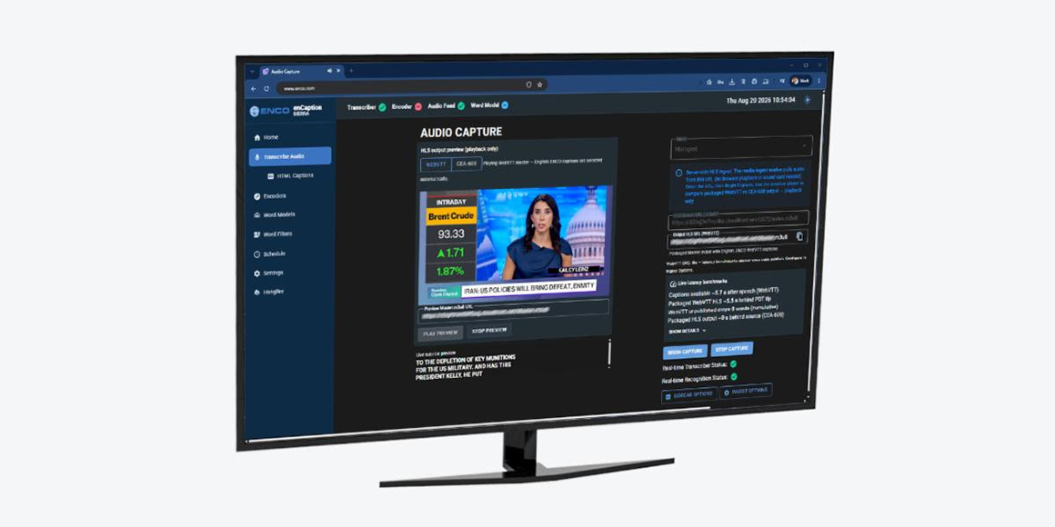 ENCO Unveils Multilingual Live Captioning Advances and Voice Translation at IBC2026