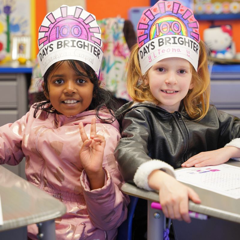 CCHAT students 100 days of school