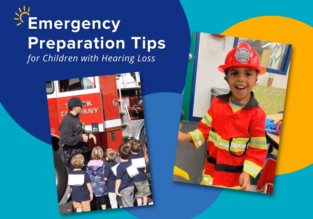 Emergency Preparation Tips for Children with Hearing Loss