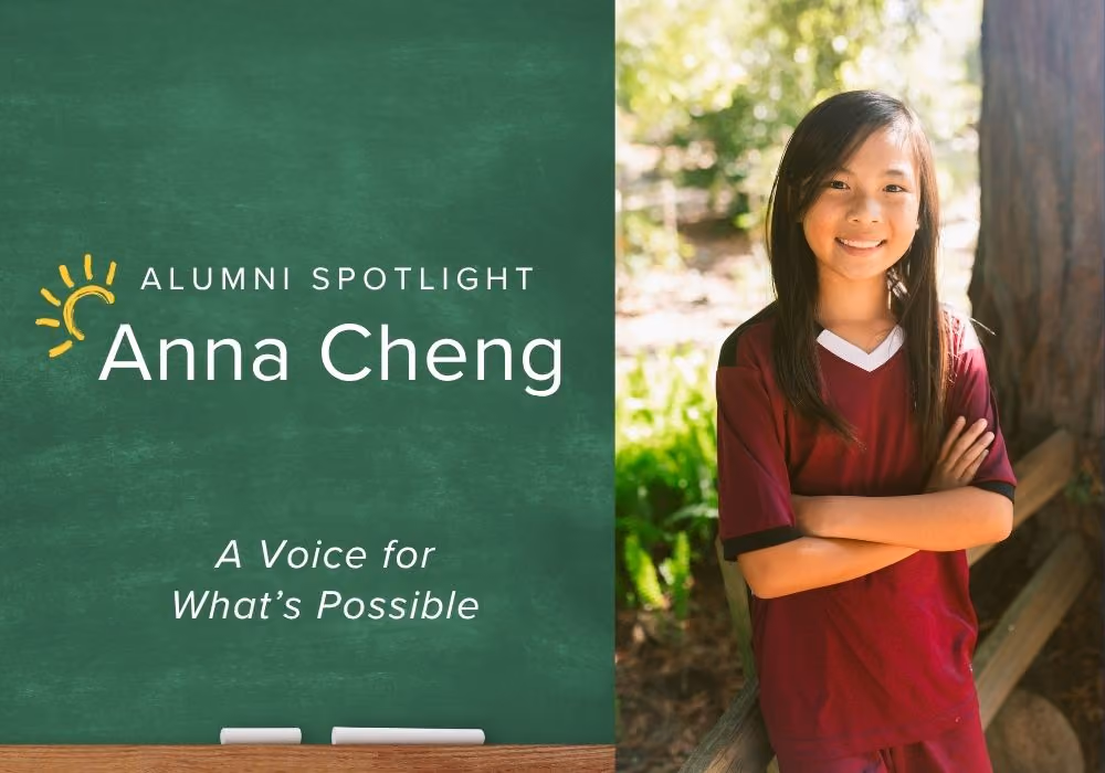 A Voice for What's Possible | Alumni Spotlight: Anna Cheng