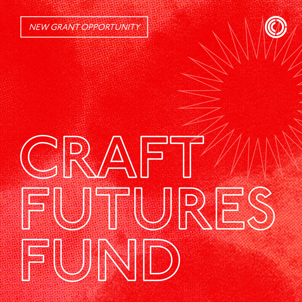 Craft Futures Fund text on red background