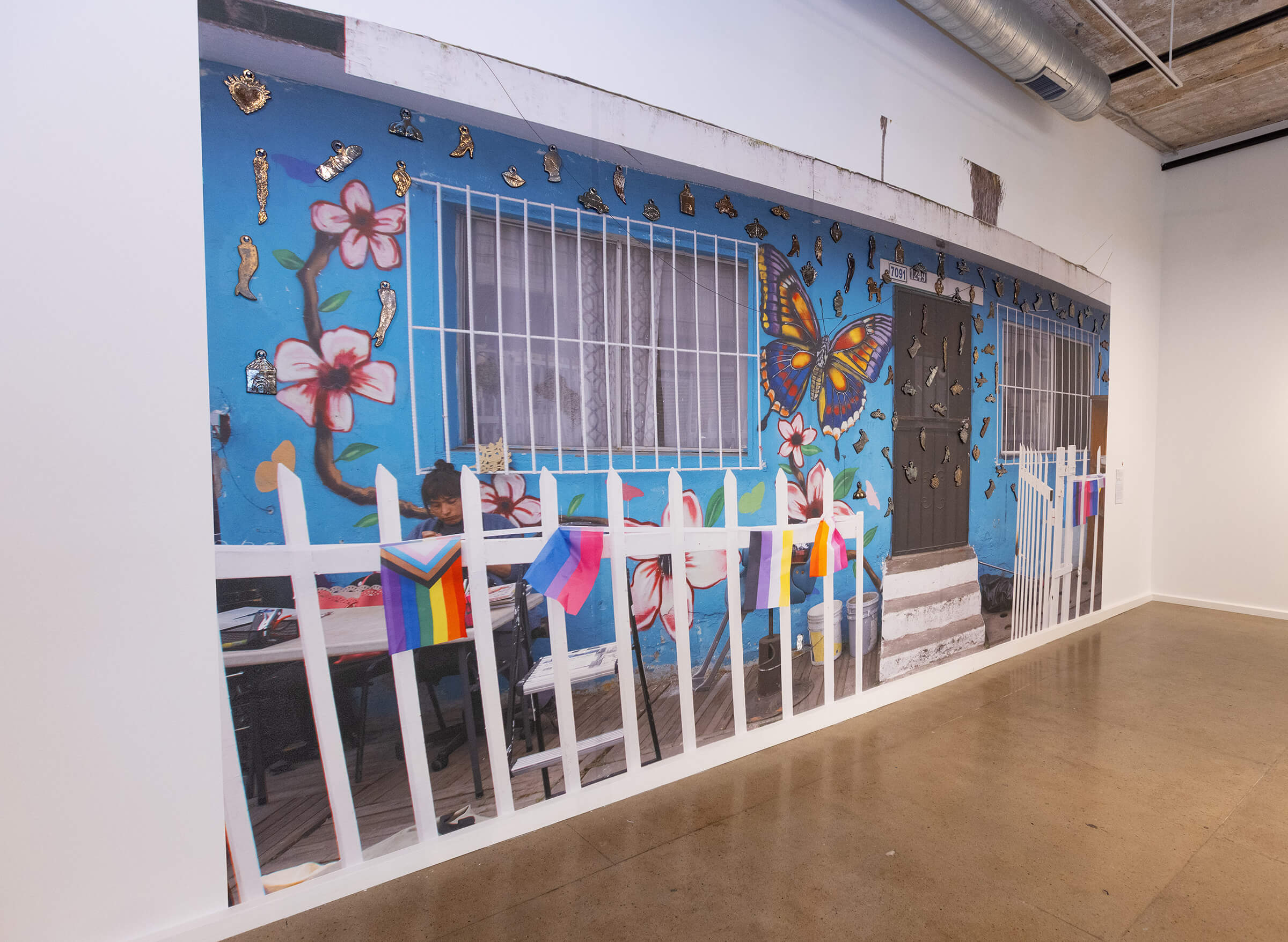 AMBOS Project, Queer Milagros: Petitions from the Border, 2025, stoneware, approx. 5 x 5 in. each. Courtesy of AMBOS Project. Photo credit: Emmanuel Figaro/Center for Craft.