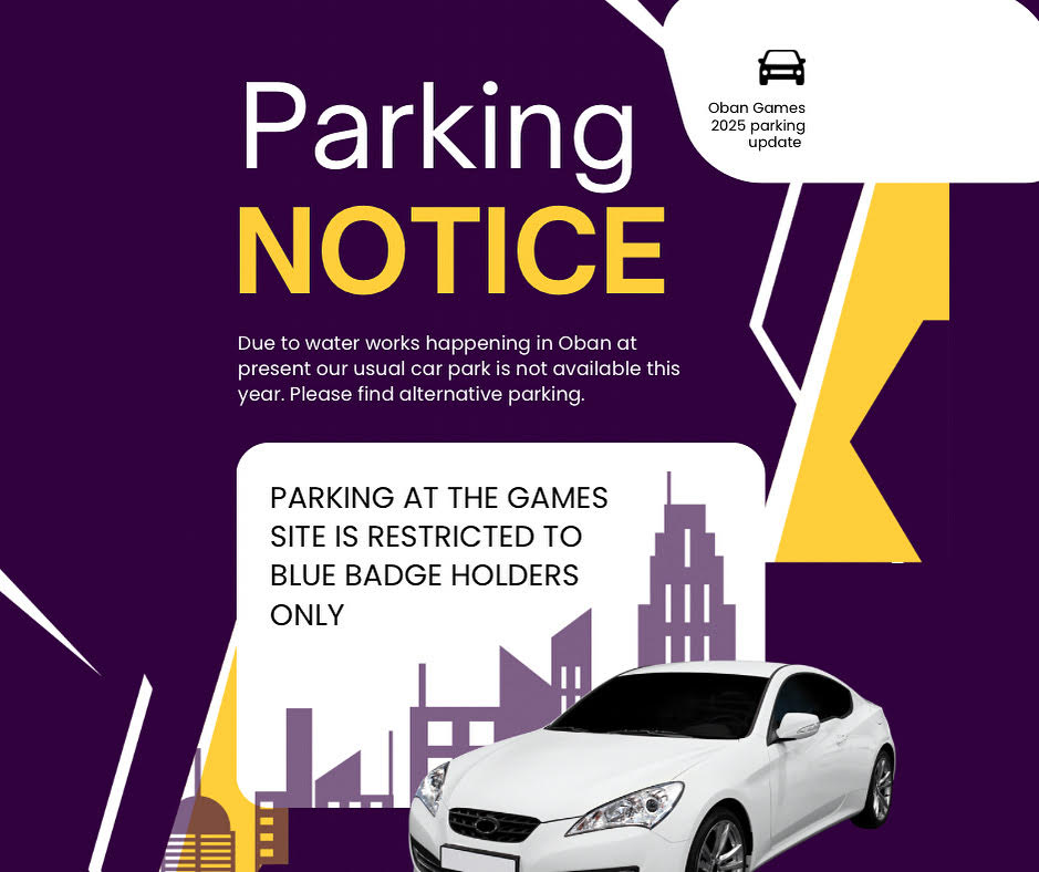 Parking at the Games site is restricted to Blue Badge holders only