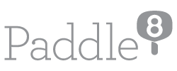 Paddle 8 auction logo