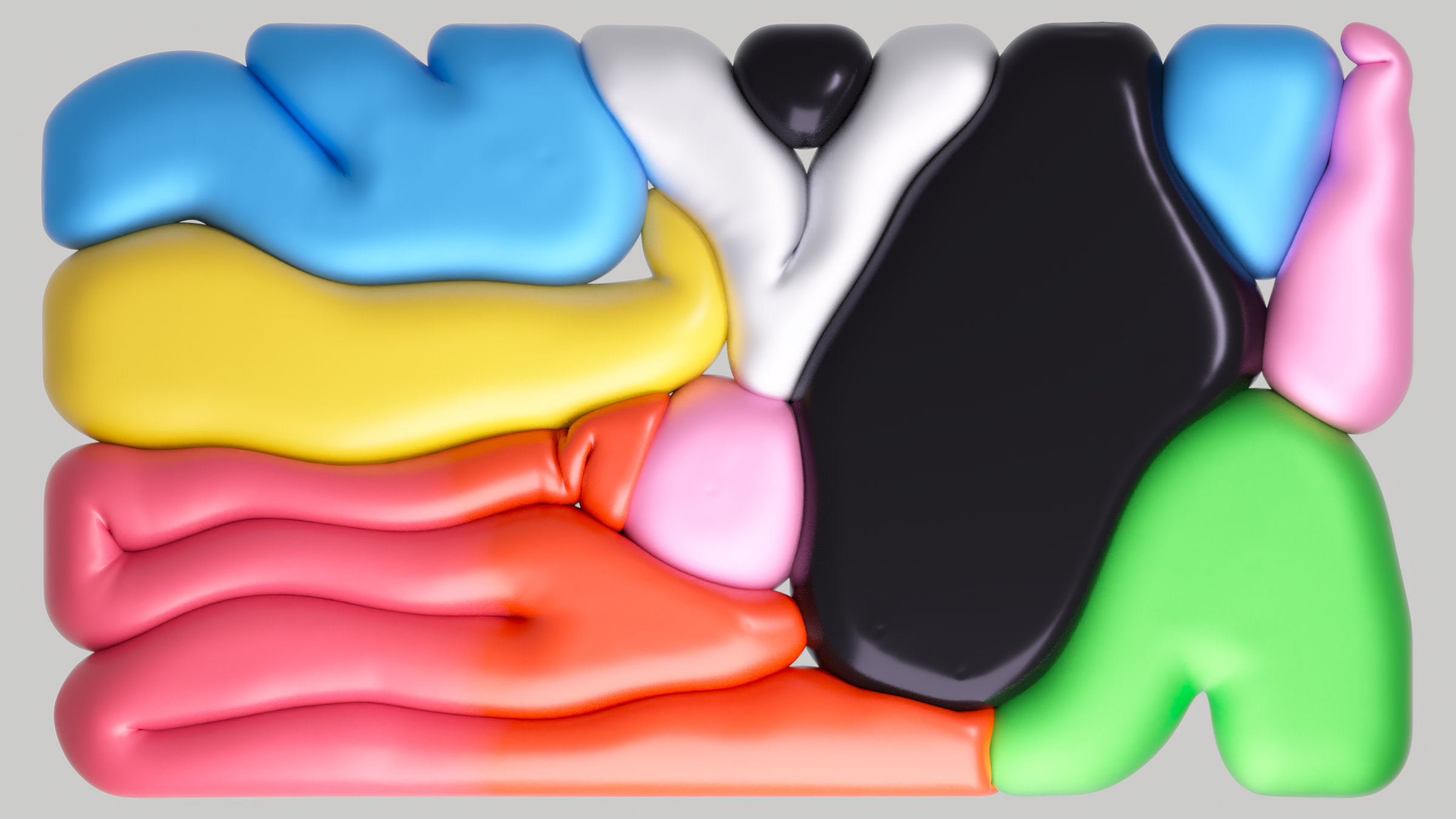 Illustration créative de l'agence Yam représentant l'univers de la communication à Rennes