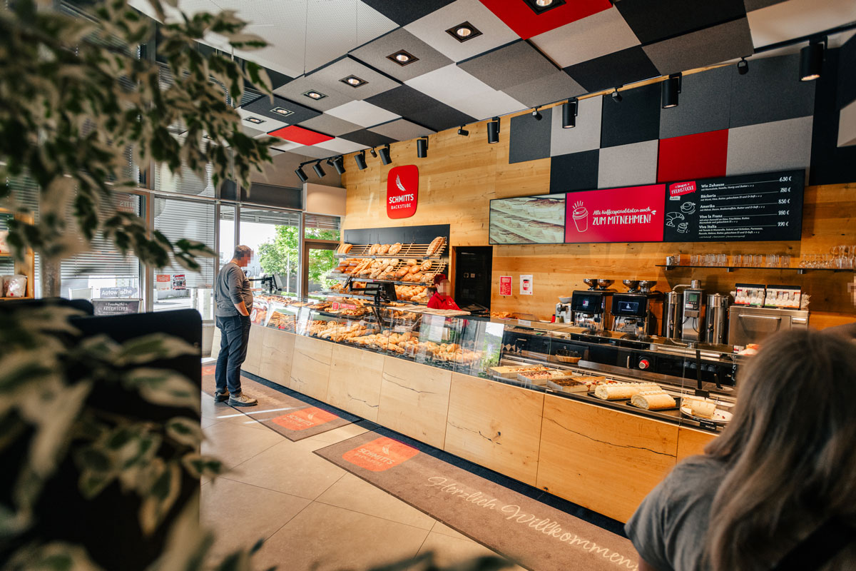 SCHMITTS Backstube Bäckeria – Bad Naustadt, Stammhaus und Bäckerei