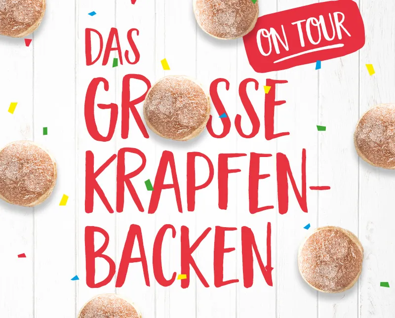 Das große Krapfenbacken auf Tour