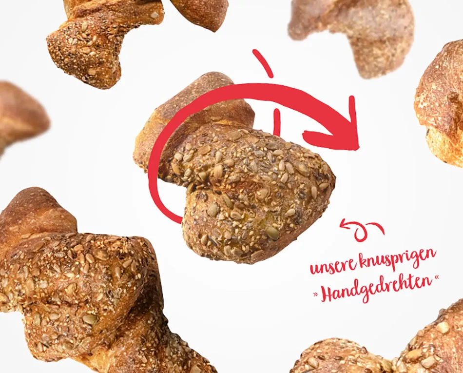 Das Brötchen mit dem besonderen Twist!