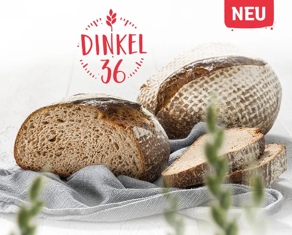 Dinkel36 – Unsere 36 Stunden gereifte Brotspezialität