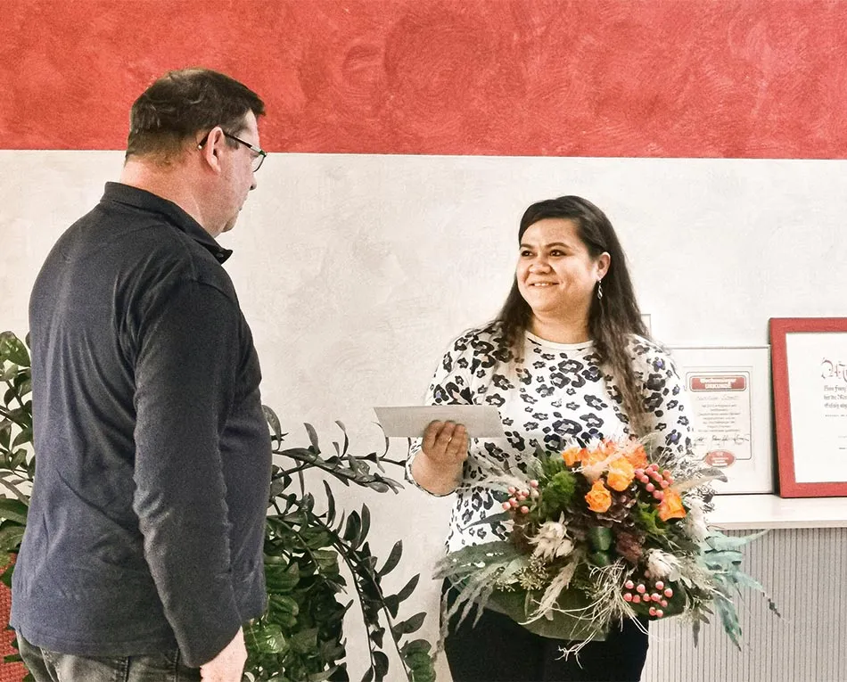 Unsere frisch gebackene Kammersiegerin Elvira Springer