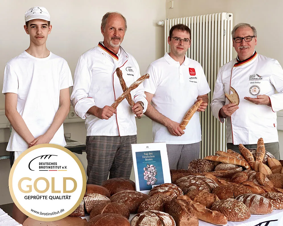 17x »GOLD«, 22x »Sehr gut« und 2x die Note »Gut« – das Deutsche Brotinstitut zeichnet unsere Brote aus