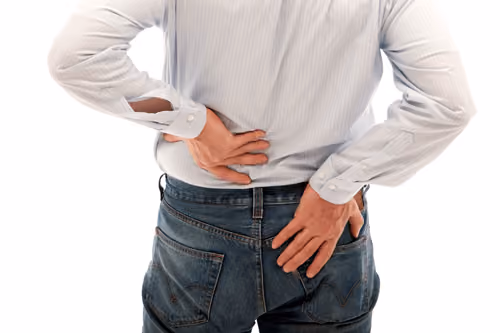 Kidney stones can cause painful backaches and other pain