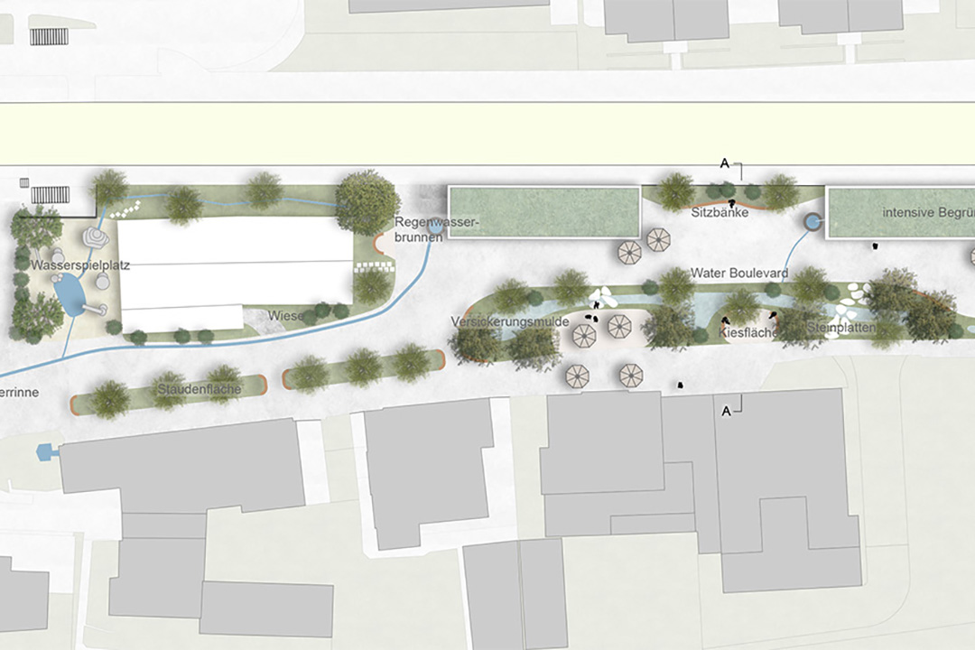 Situation Dorfkern Kilchberg von Mattia Sulzer