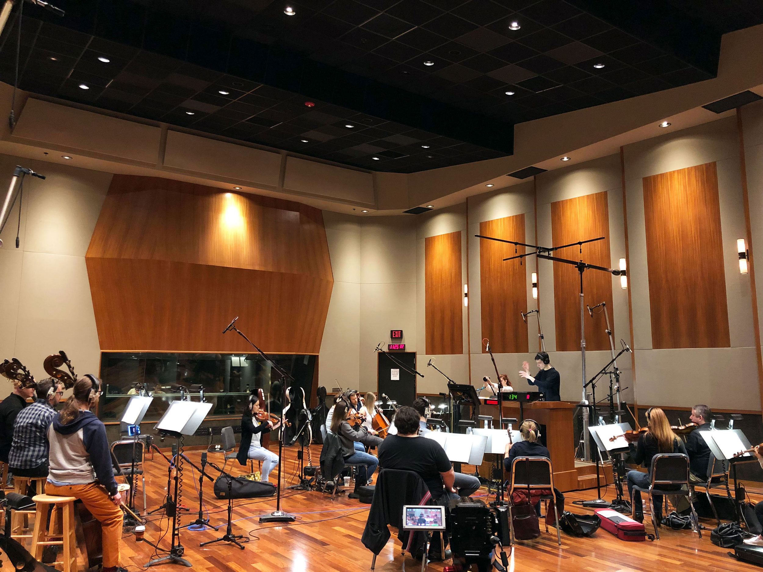 Ricardo Curto scoring music for film