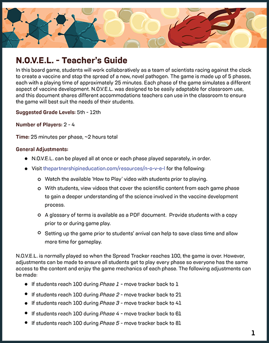 N.O.V.E.L. Classroom Implementation Guide