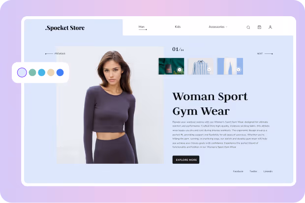 AI store build with spocket