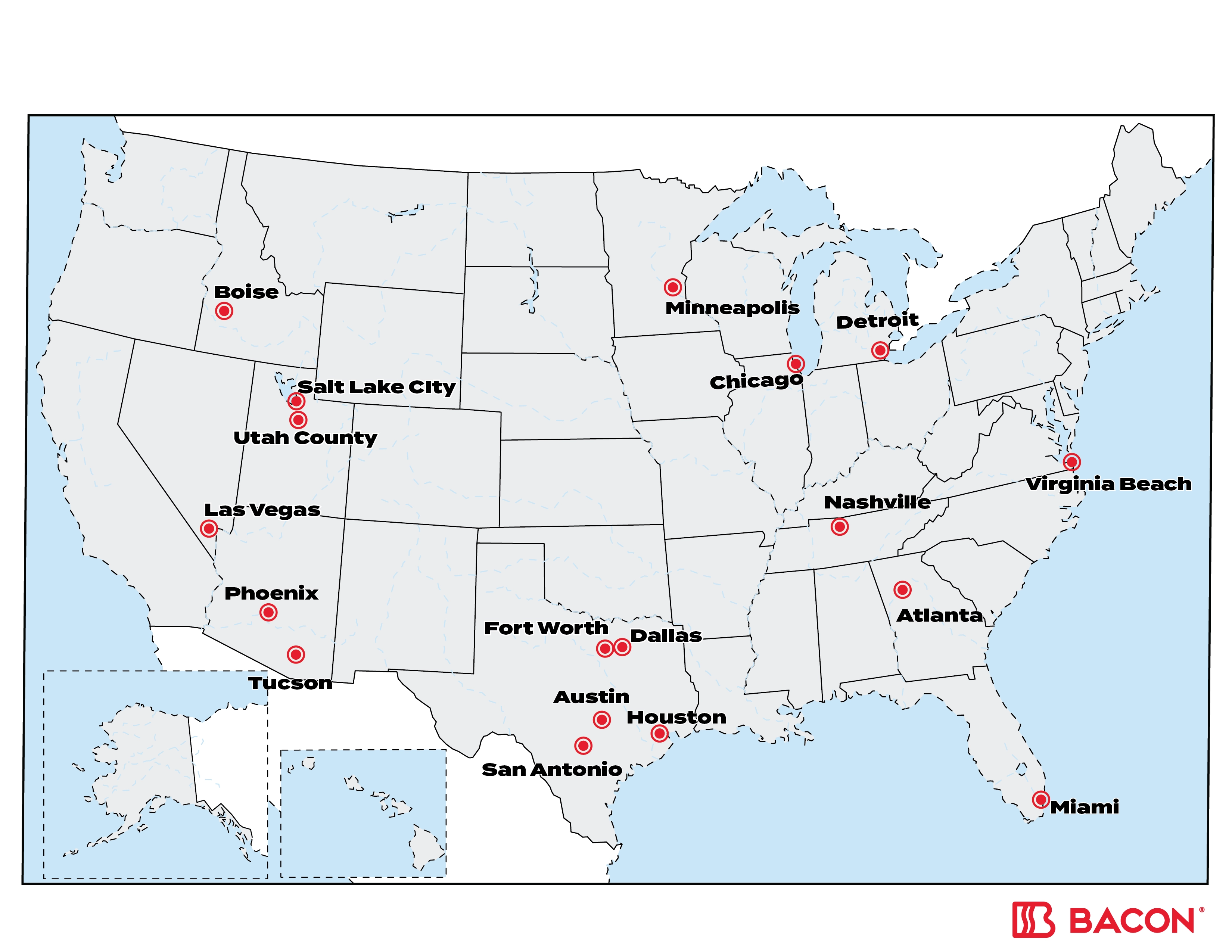 las vegas temp worker distribution map