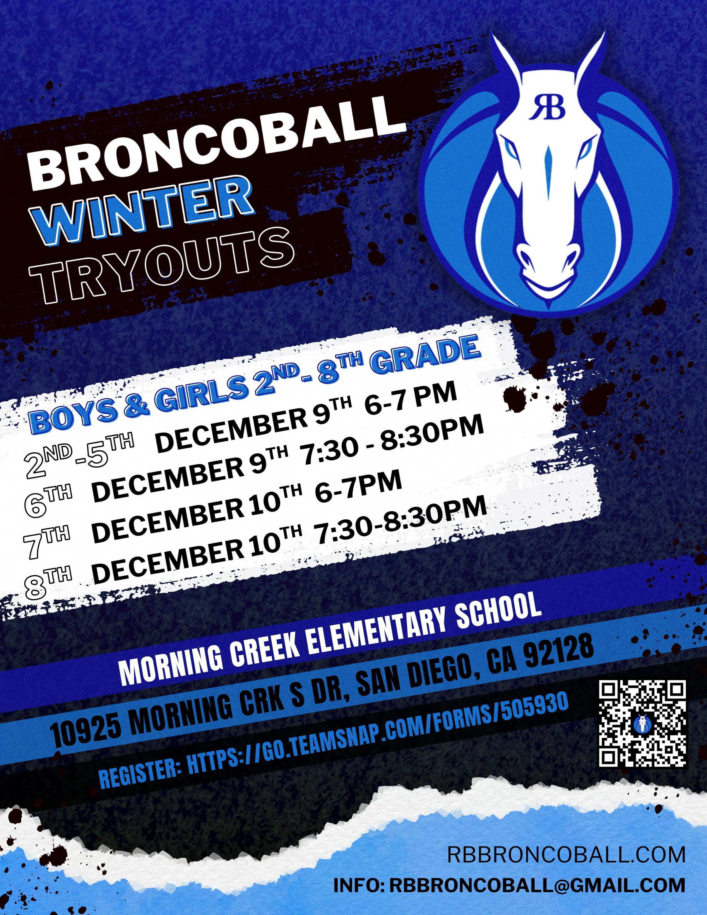 Bronco Ball 2024 Spring Break Camp