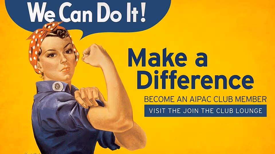 AIPAC Policy Conference Signage