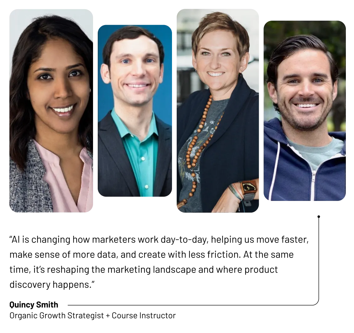 Taught by Marketing Pros