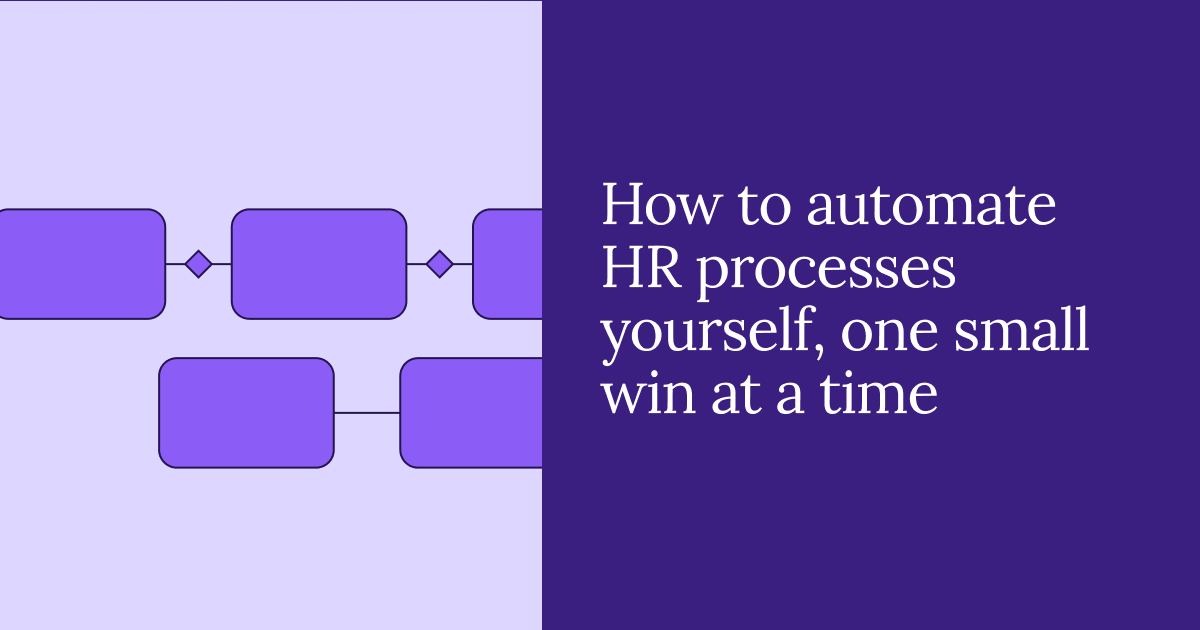 HR professional mapping a routine process into a trigger, condition, and action before automating it