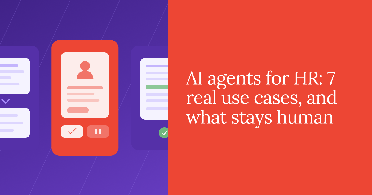 HR professional mapping an AI agent workflow with human approval checkpoints