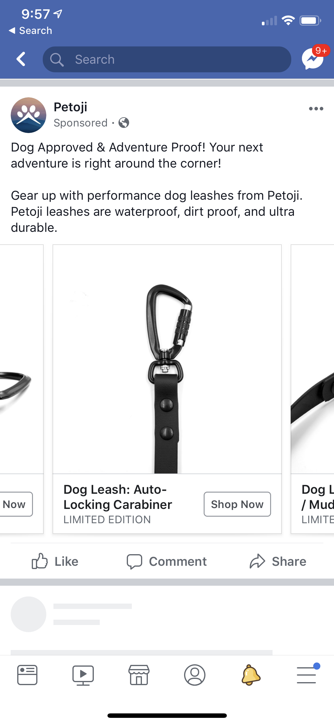 Facebook Ecommerce Ads Example