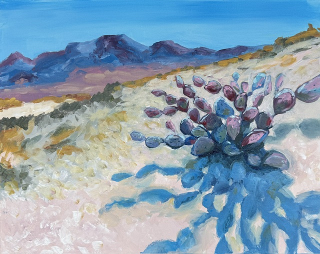 Paint dreamy desert skies and colorful cactus blooms in this relaxing beginner-friendly paint night