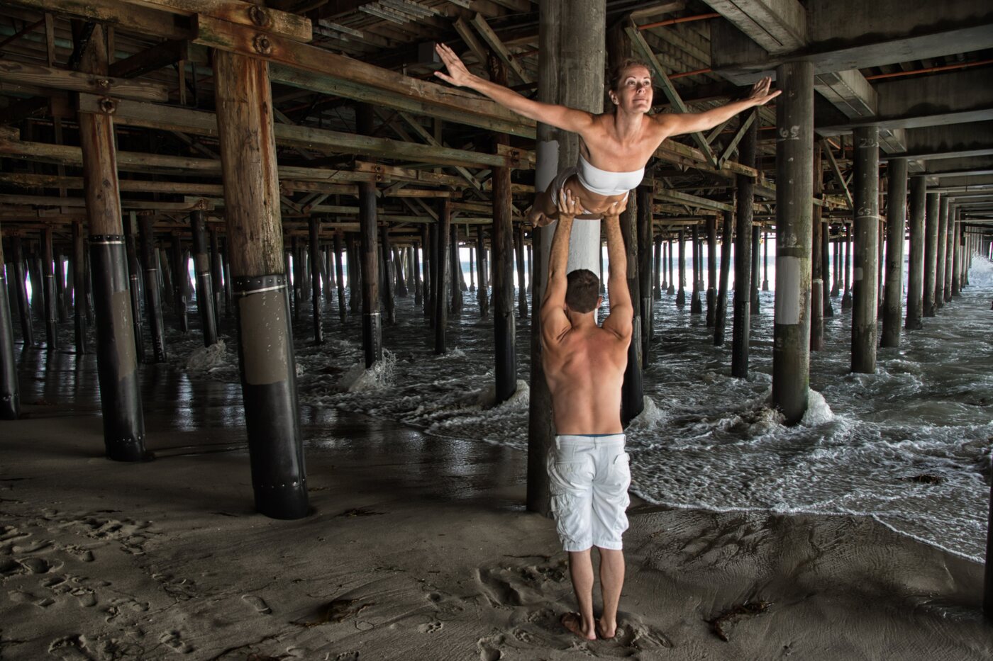 Santa Monica Pier 2016. Under the pier — Santa Monica, California. Photo 6 of 10, by John Higgins.