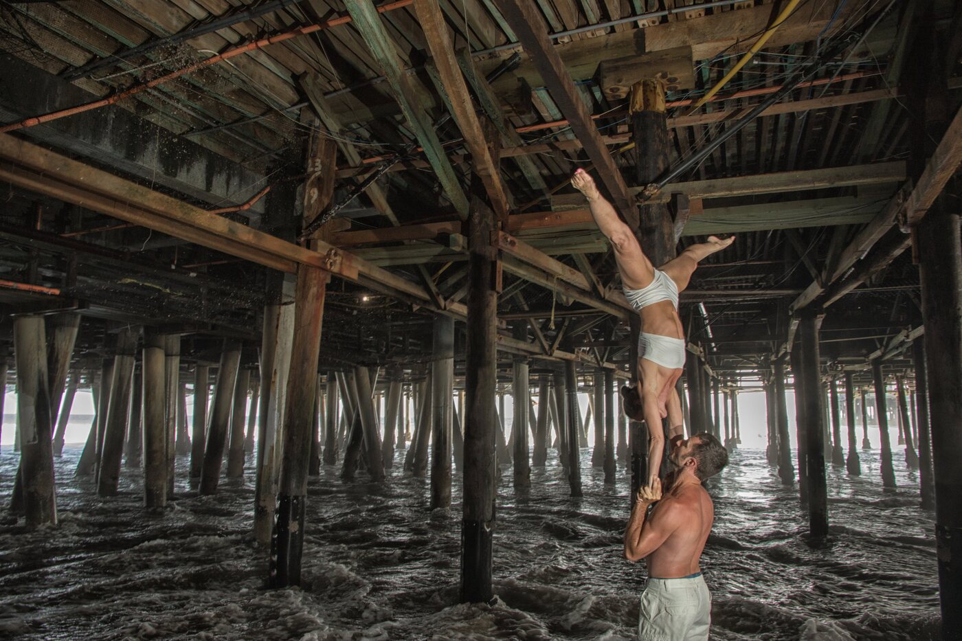 Santa Monica Pier 2016. Under the pier — Santa Monica, California. Photo 8 of 10, by John Higgins.